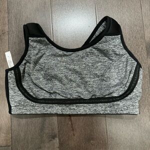 Gray Sports Bra